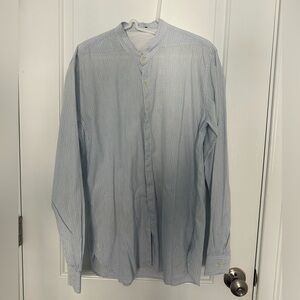 Women Homecore Blue Striped Blouse